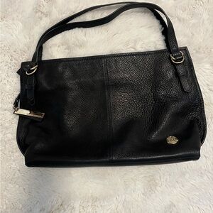 Vince Camuto Black Leather Shoulder Bag